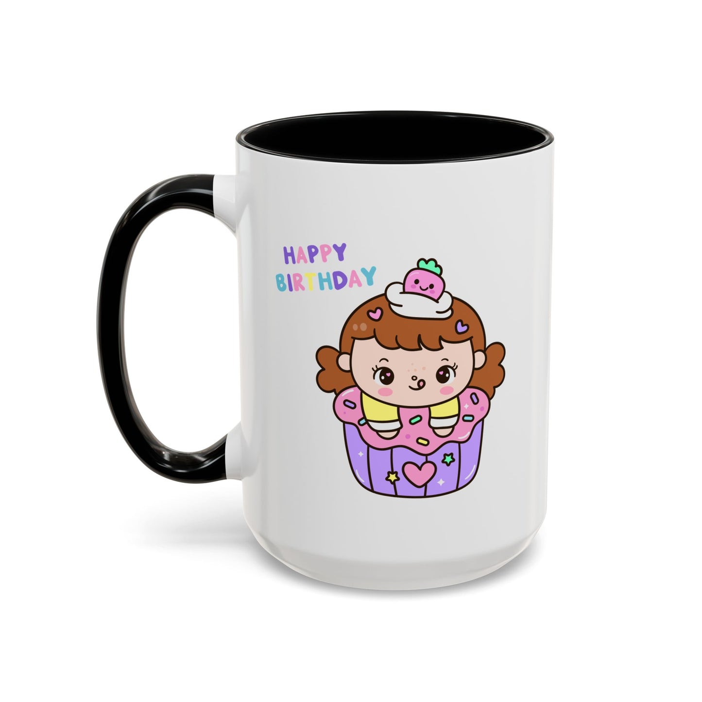 Birthday Mug - Cute Girl Cupcake