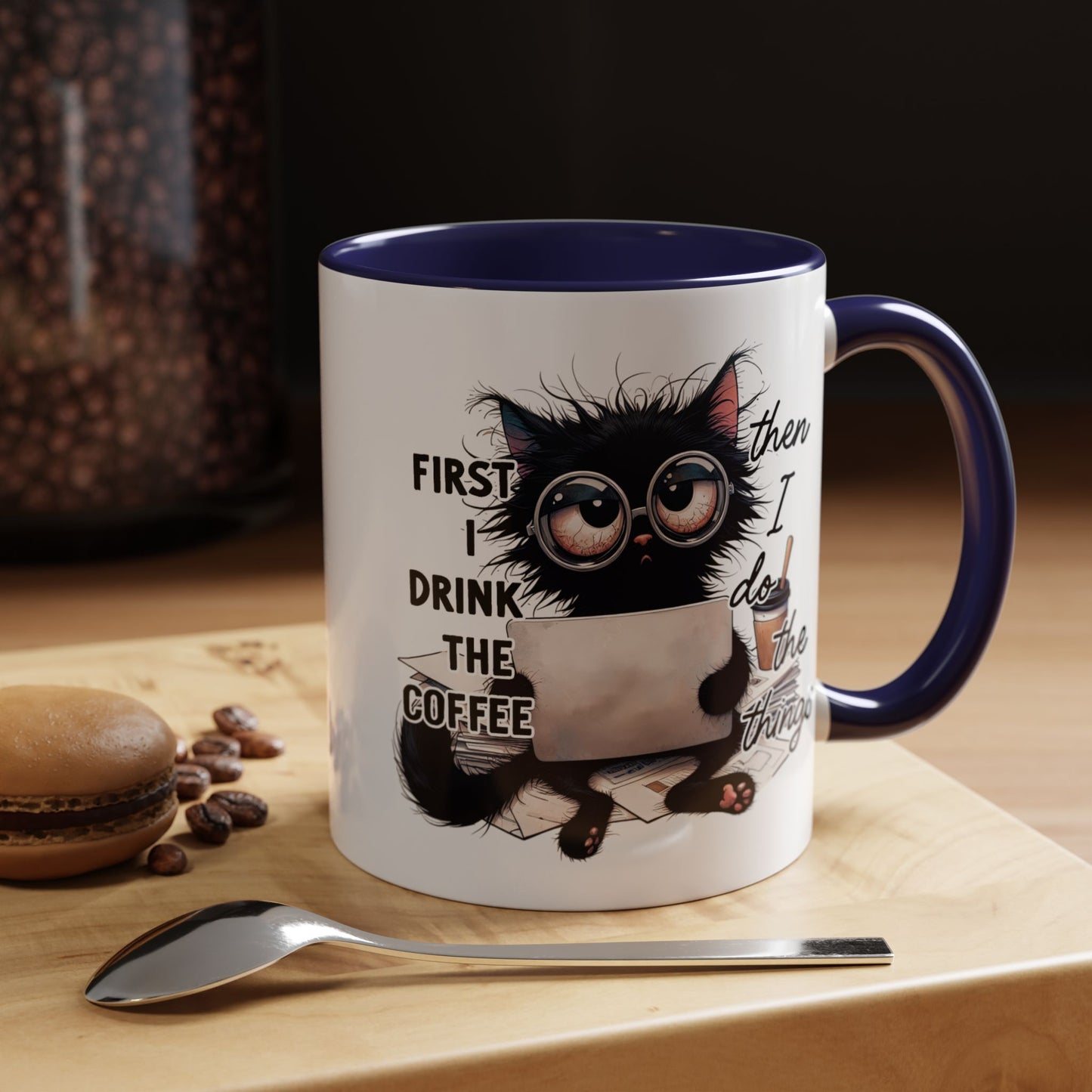 Animal Mug - First I Drink The Coffee