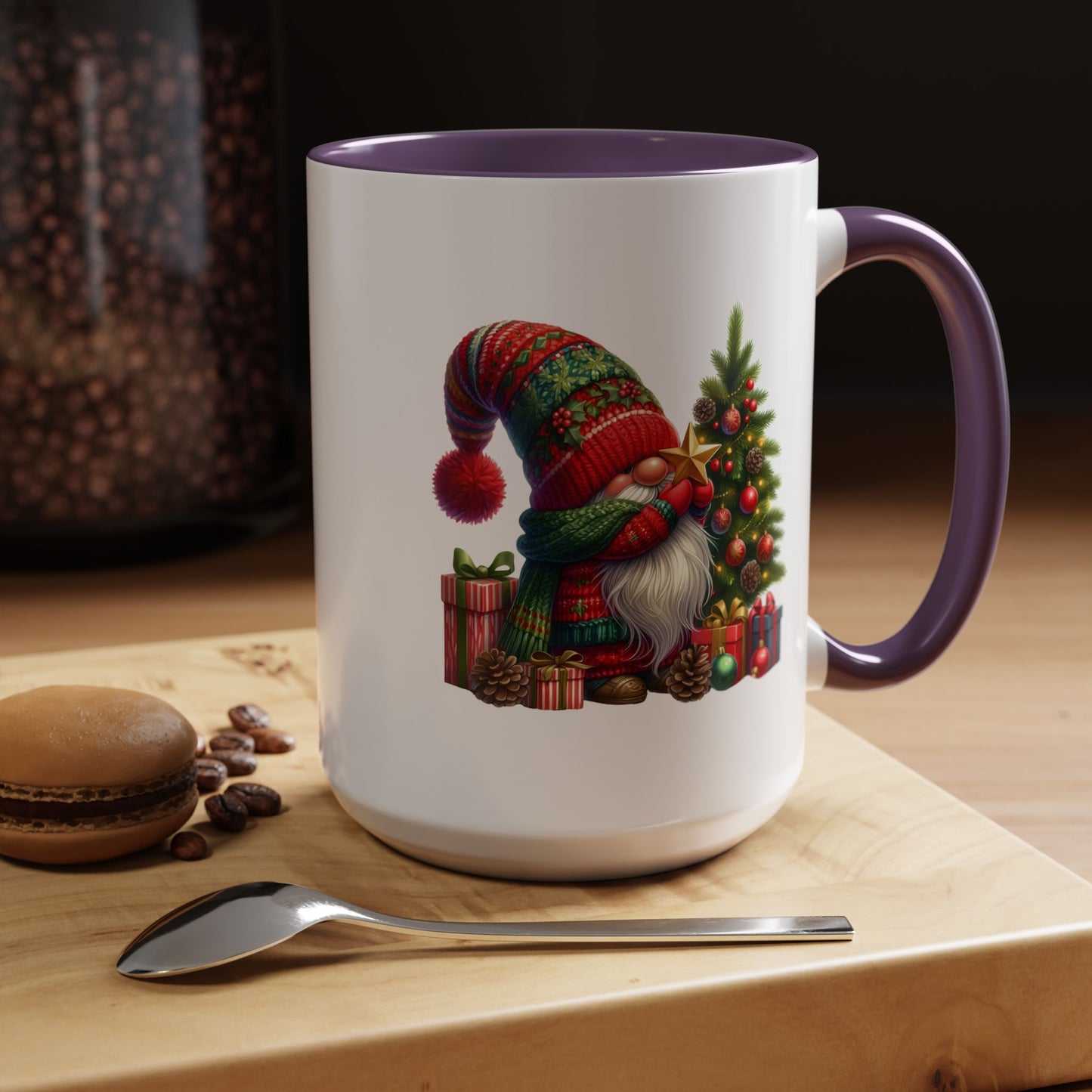 Christmas Mug - Gnome with Christmas Tree Star