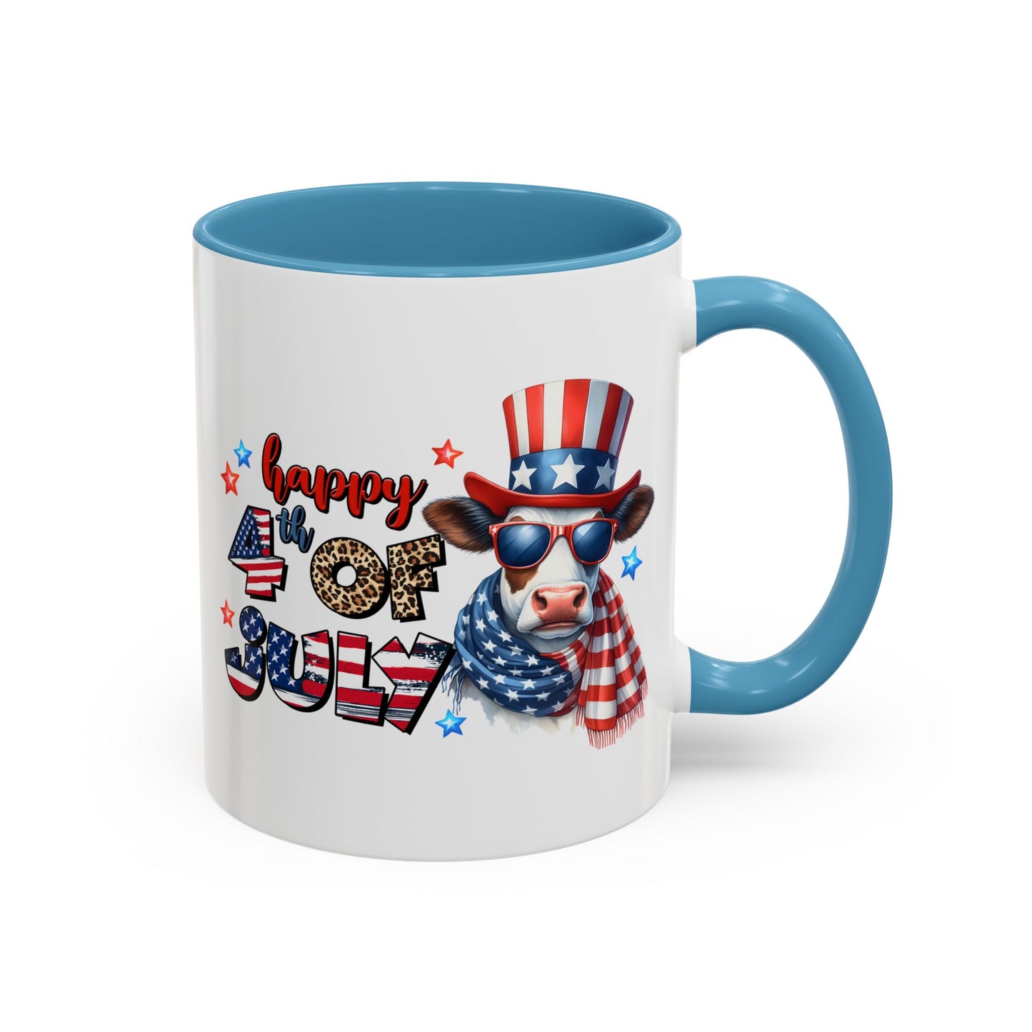 4th of July - Happy 4th of July Cool Cow