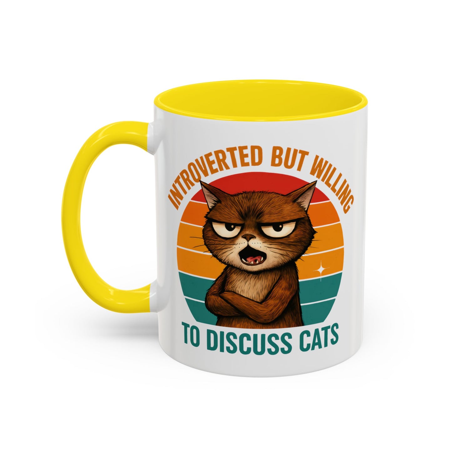 Animal Mug - Introverted But Willing To Discuss Cats