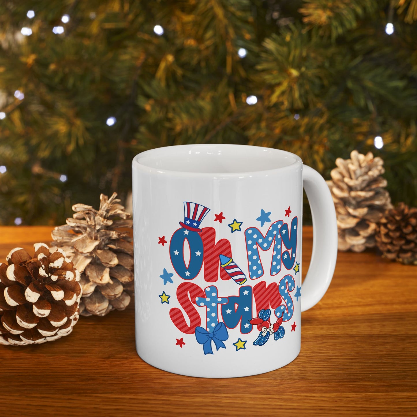 4th of July Mug - Oh My Stars Retro