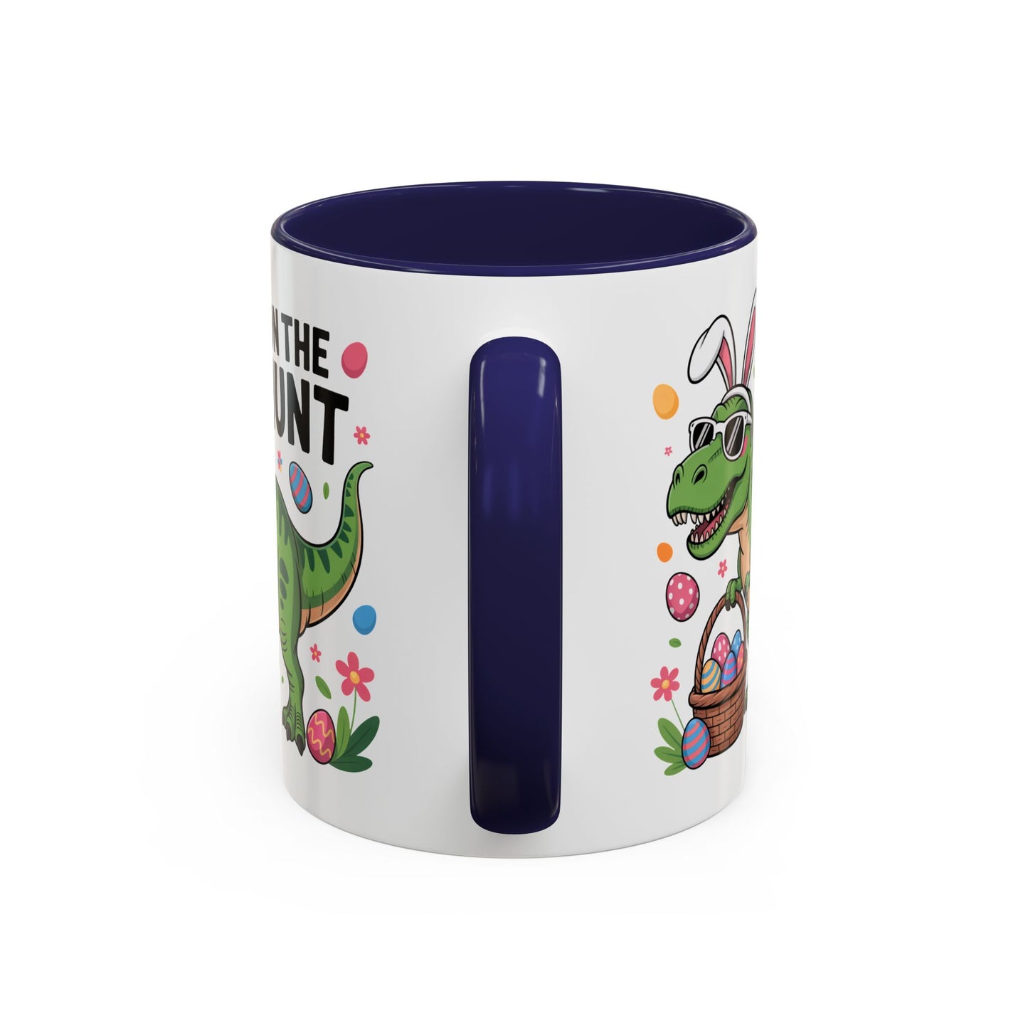 Easter Mug - On The Hunt Dinosaur