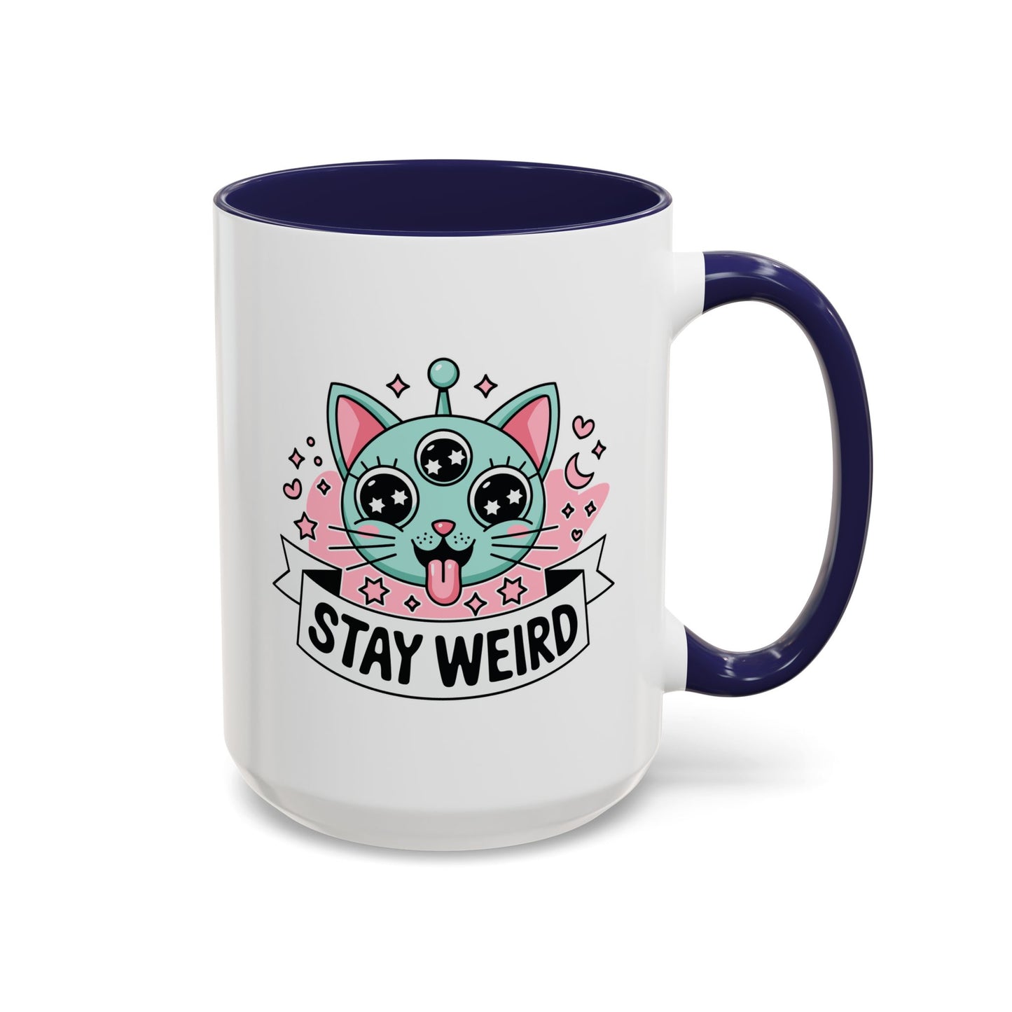 Alien Mug - Stay Weird Alien Cat
