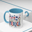 4th of July Mug - Floral America Patriotic