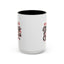 Christmas Mug - Merry Christmas Black Red & White Baseball Text