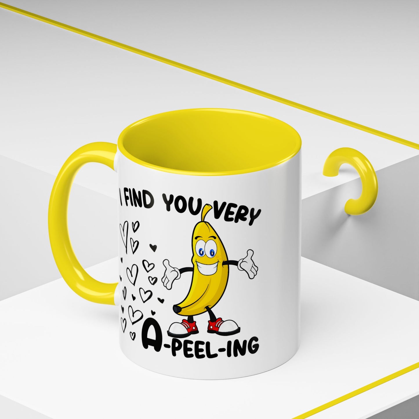 Adult Mug - I Find You Very A-Peel-Ing