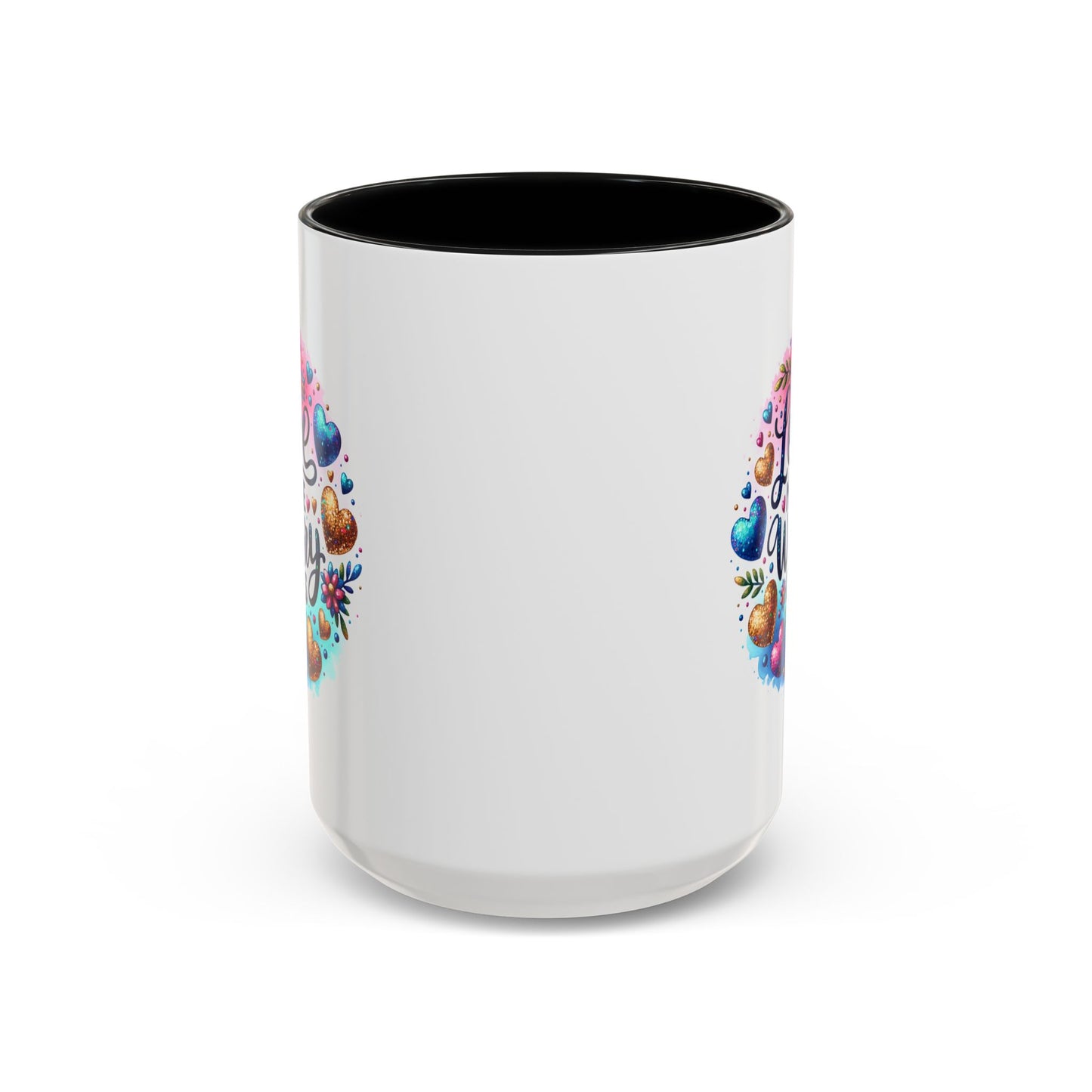 Wellness Mug - Love More Worry Less Circle