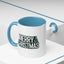 Christmas Mug - Merry Christmas White & Black Text Tree