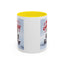 Christmas Mug - Merry Christmas Red Text Puppy Green Top 2