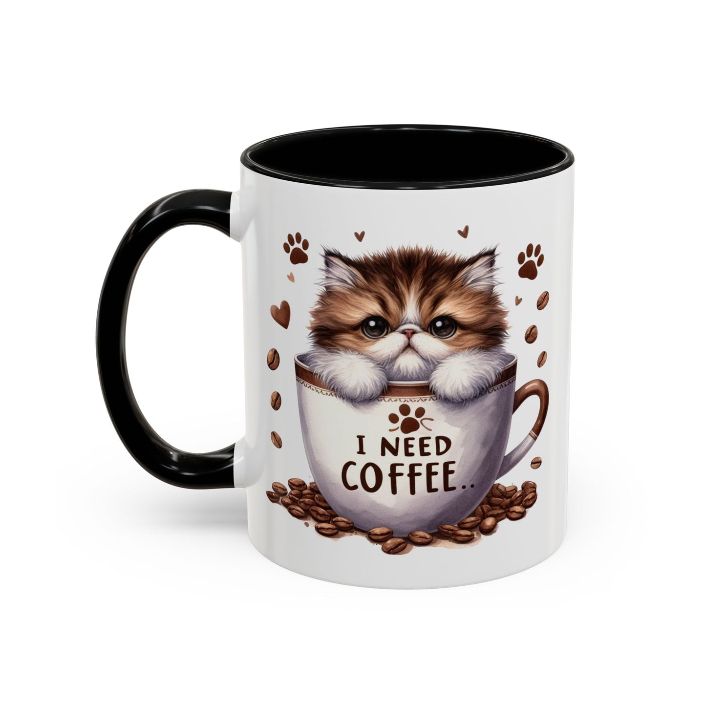 Animal Mug - I Need Coffee Kitten