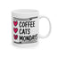Humor Mug - Coffee Cats Mondays