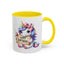 Birthday Mug - Girl Unicorn Happy Birthday Sign