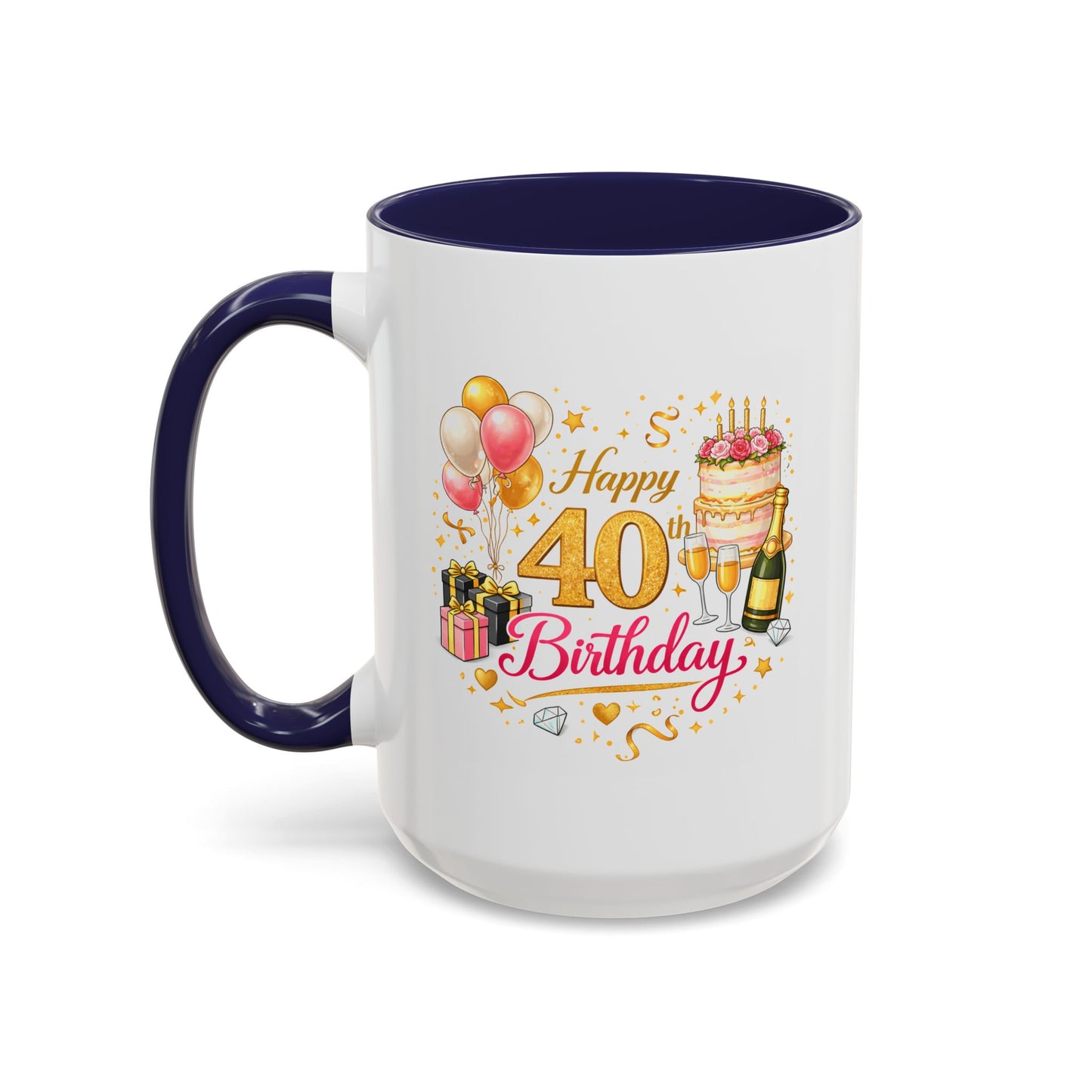 Birthday Mug - Happy 40th