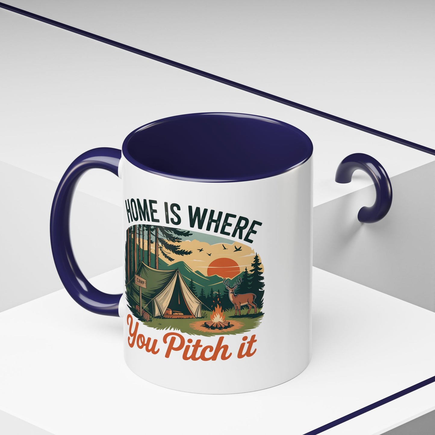 Adventure Mug - Home Is Where You Pitch It