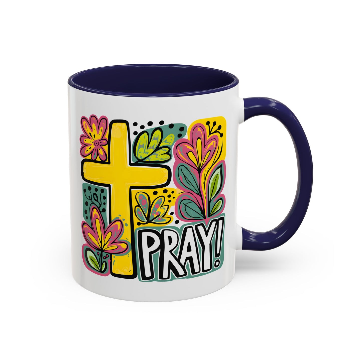 Religious Mug - Pray Cross