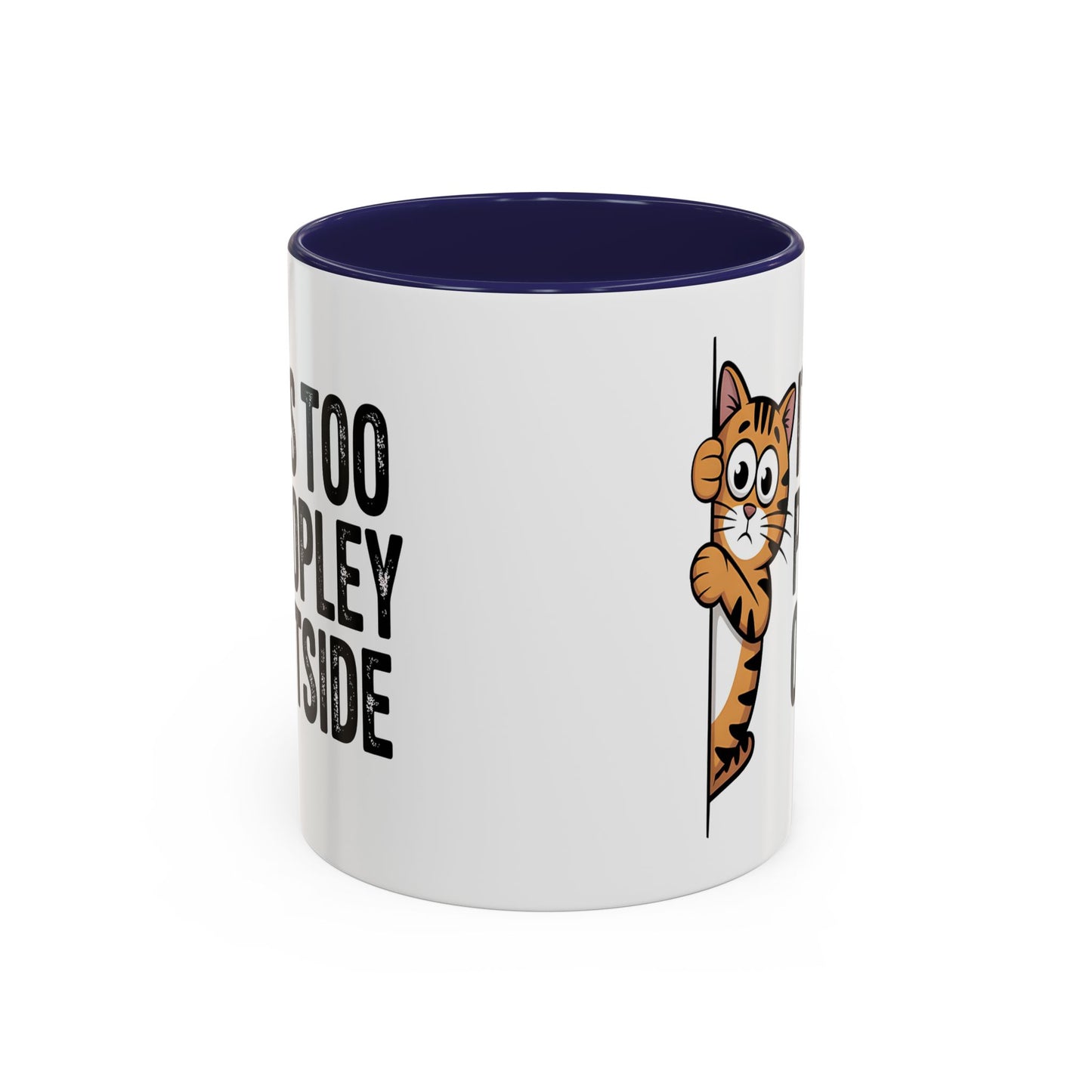 Animal Mug - It's Too Peopley Outside