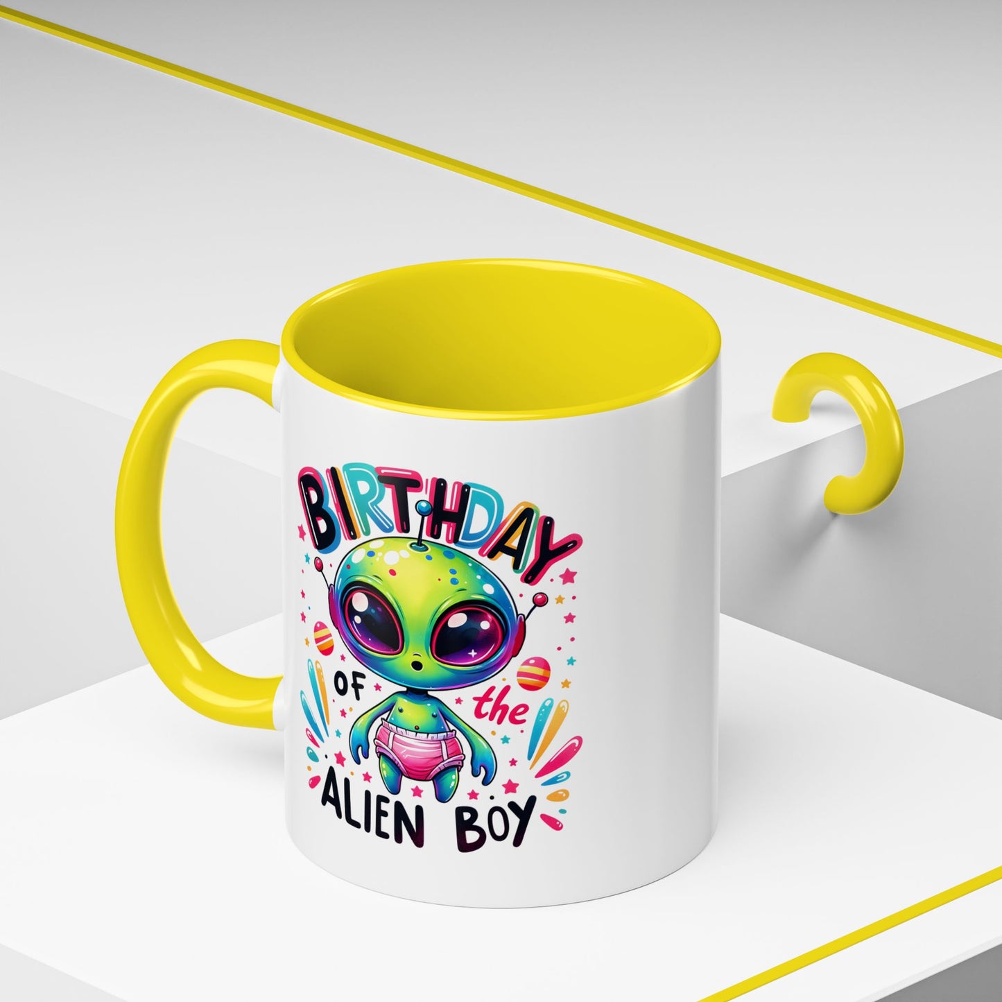 Alien Mug - Birthday Alien Boy