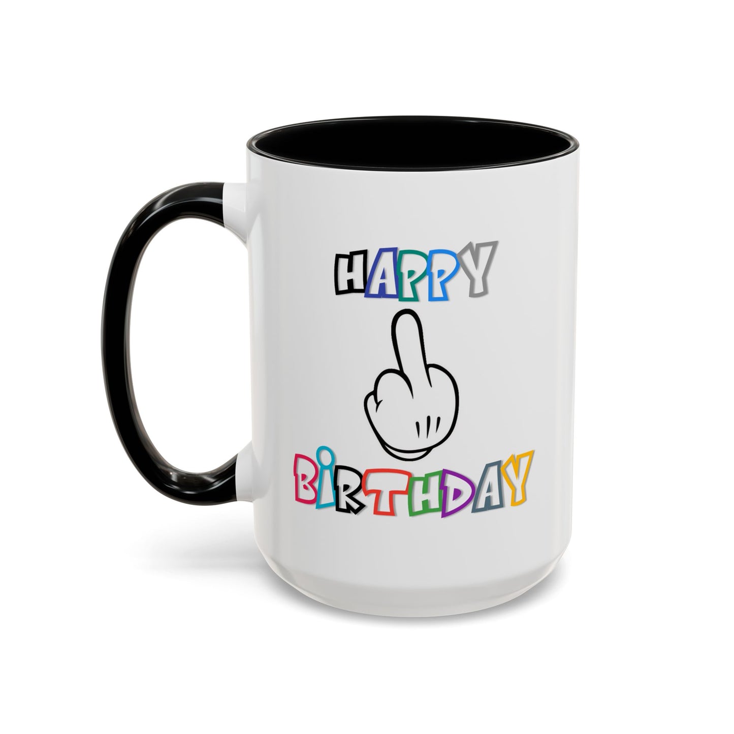 Adult Mug - Happy Birthday Middle Finger