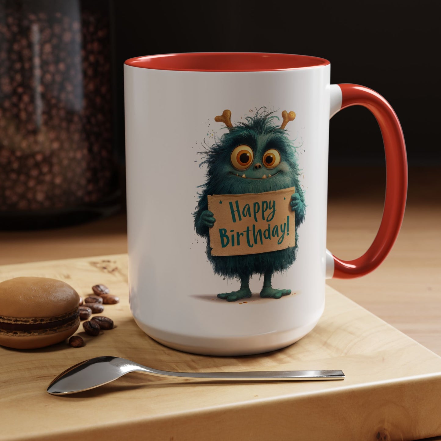 Birthday Mug - Birthday Sign Monster