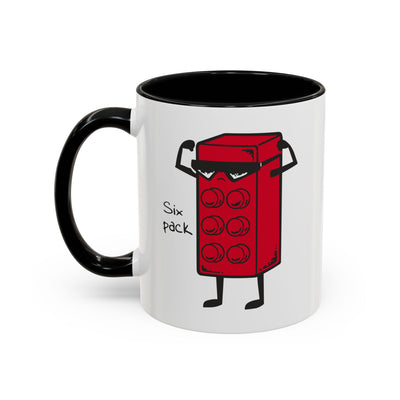 Humor Mug - Six Pack Lego Block
