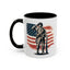 4th of July Mug - American Soldier Flag