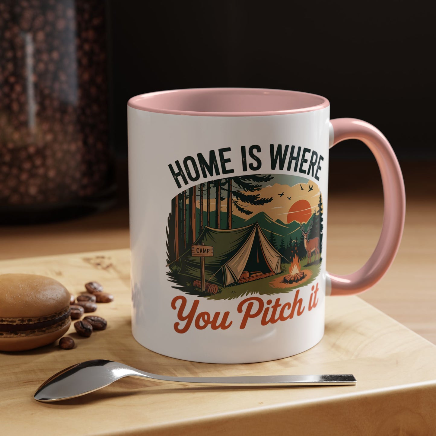Adventure Mug - Home Is Where You Pitch It