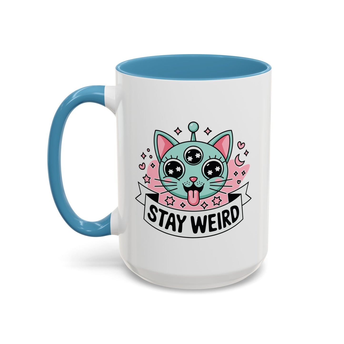 Alien Mug - Stay Weird Alien Cat
