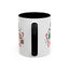 Christmas Mug - We Wish You a Merry Christmas Black & Red Text Cookies & Candy