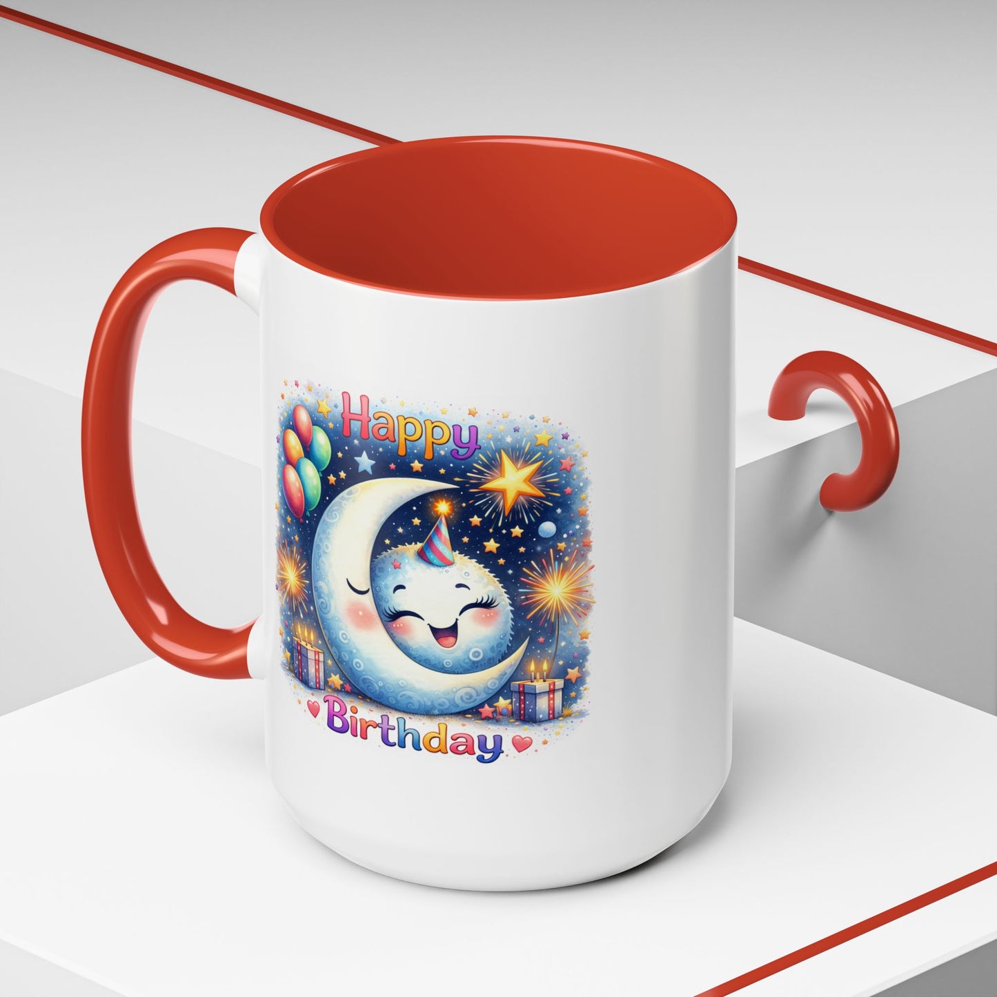 Birthday Mug - Moon and Stars