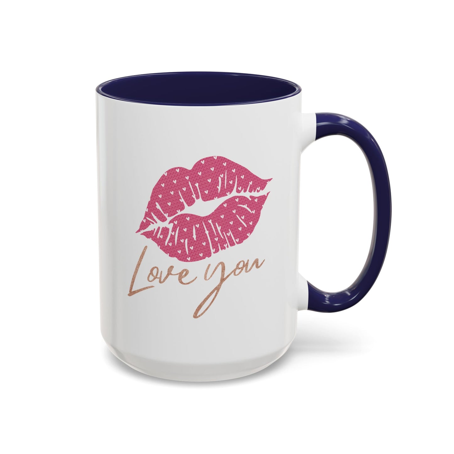 Valentine's Day Mug - Love You Lips Kiss