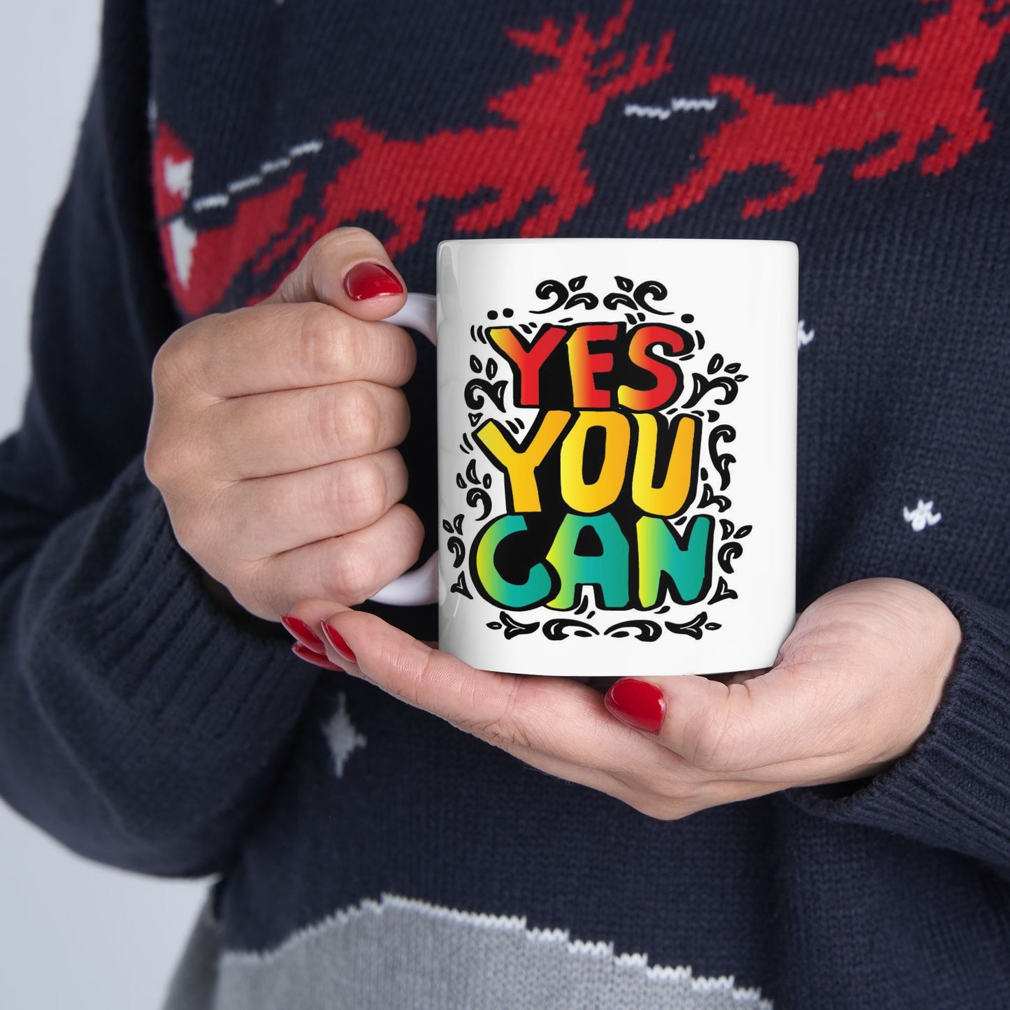 Motivation Mug - Yes You Can Regge