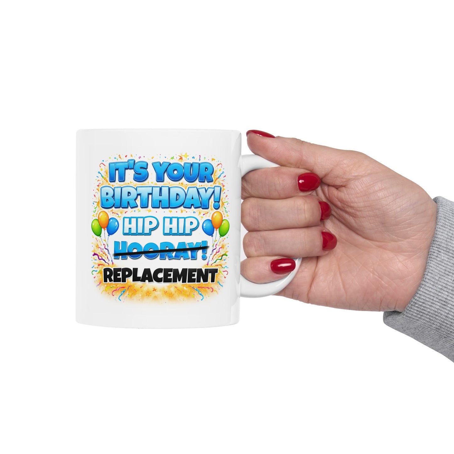 Birthday Mug - Hip Hip Hooray (Male)