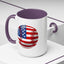 4th of July Mug - Baseball American Flag