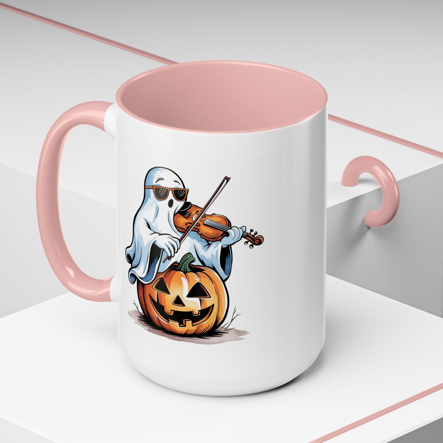 Halloween Mug - Violin Playing Ghost