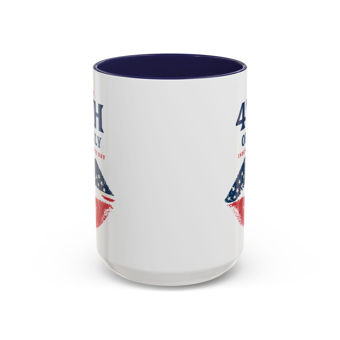 4th of July Mug - Happy 4th of July Flag Lips