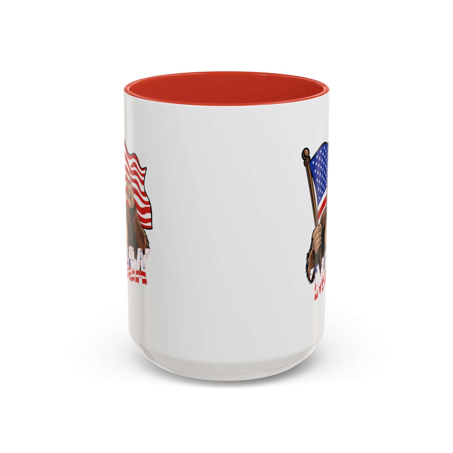4th of July Mug - Bigfoot USA Flag