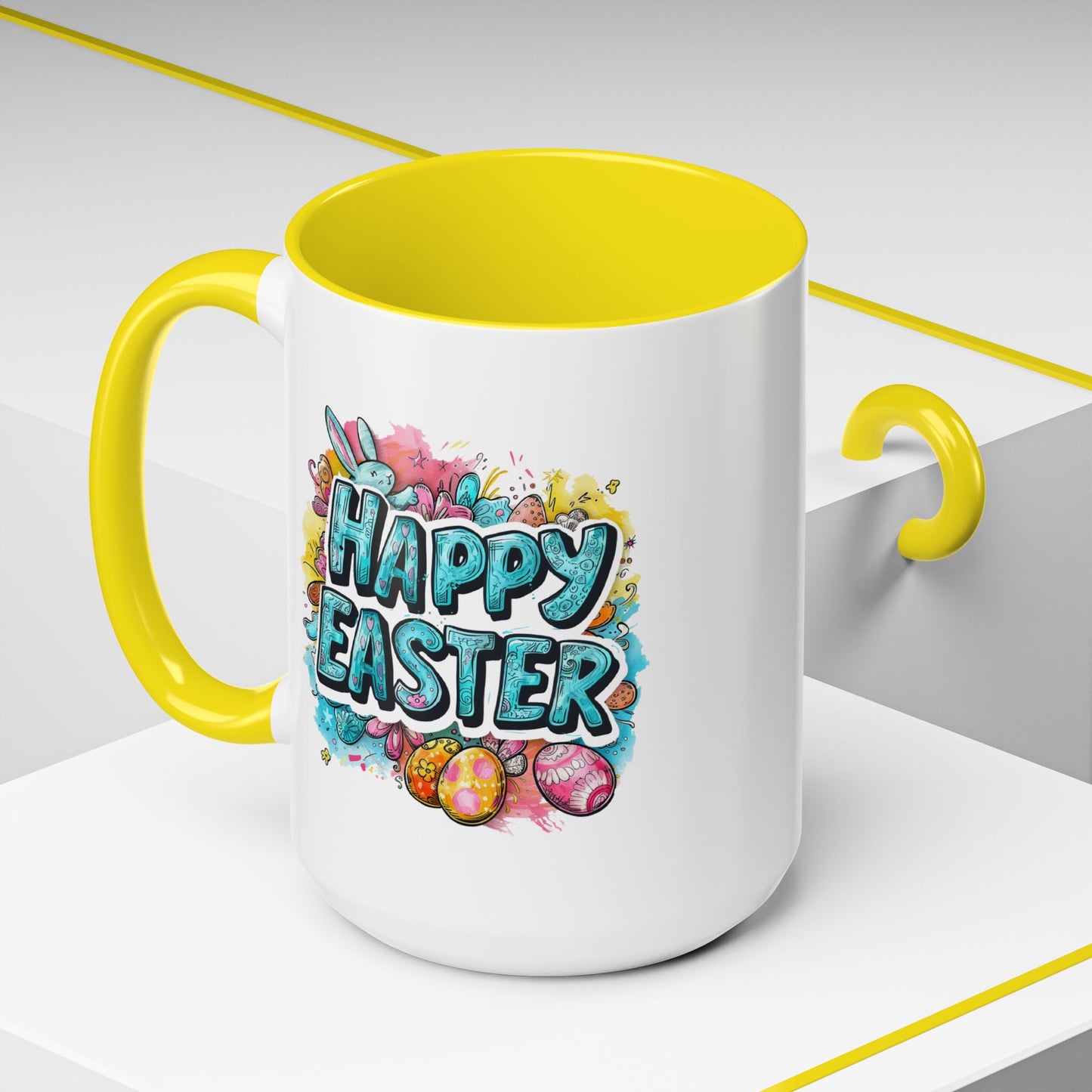 Easter Mug - Happy Easter Blue