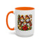 Christmas Mug - Gold Snowman Family 2