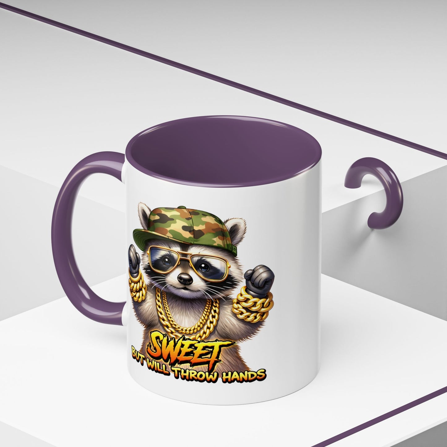 Humor Mug - Sweet But Will Throw Hands