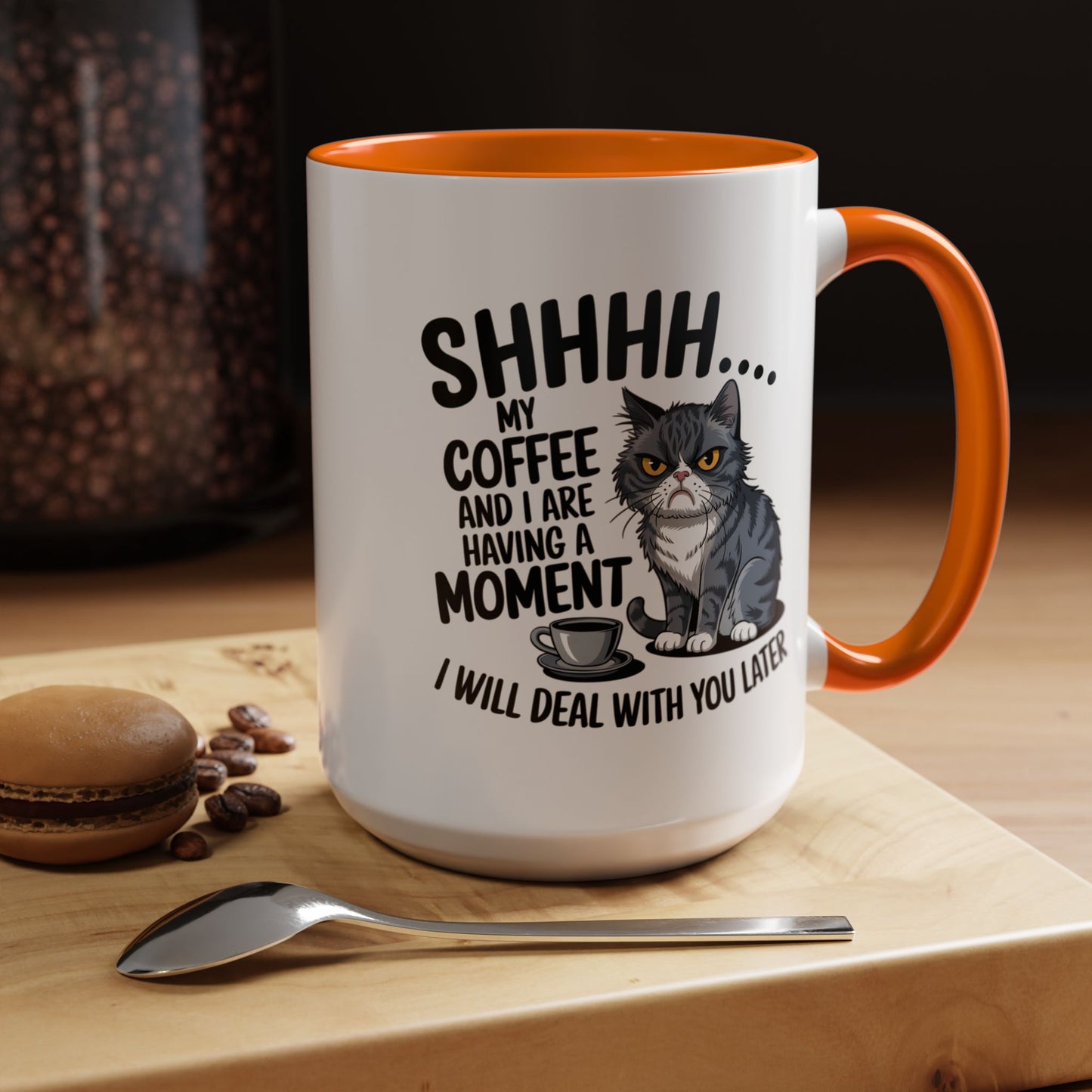 Animal Mug - Shhhh My Coffee and I