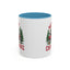 Christmas Mug - Merry Christmas Red & White Camper