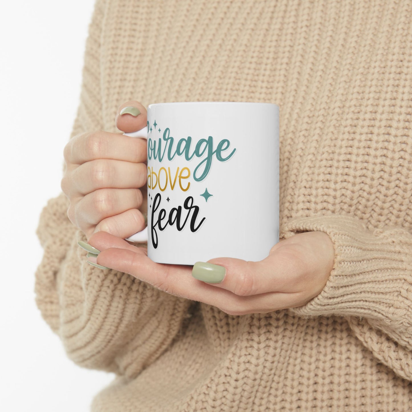 Wellness Mug - Courage Above Fear