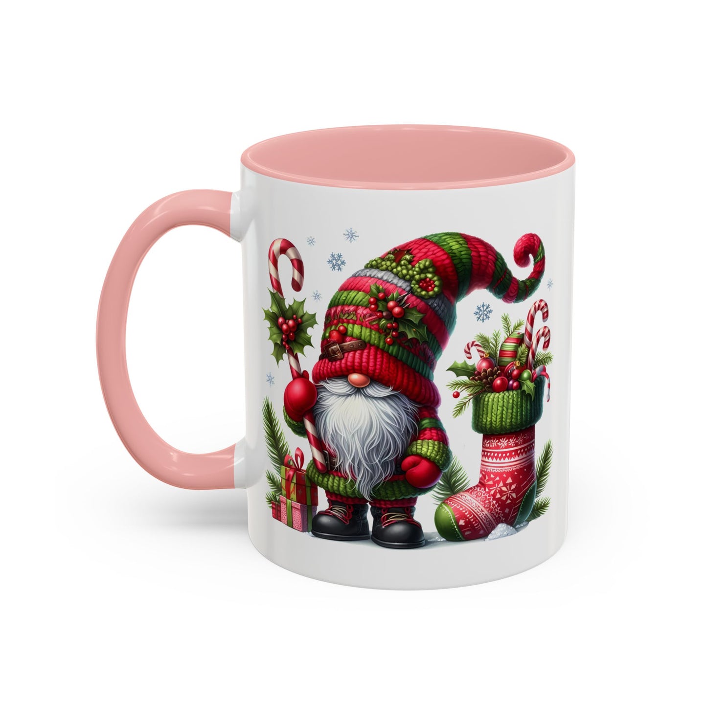 Christmas Mug - Gnome and Christmas Stocking