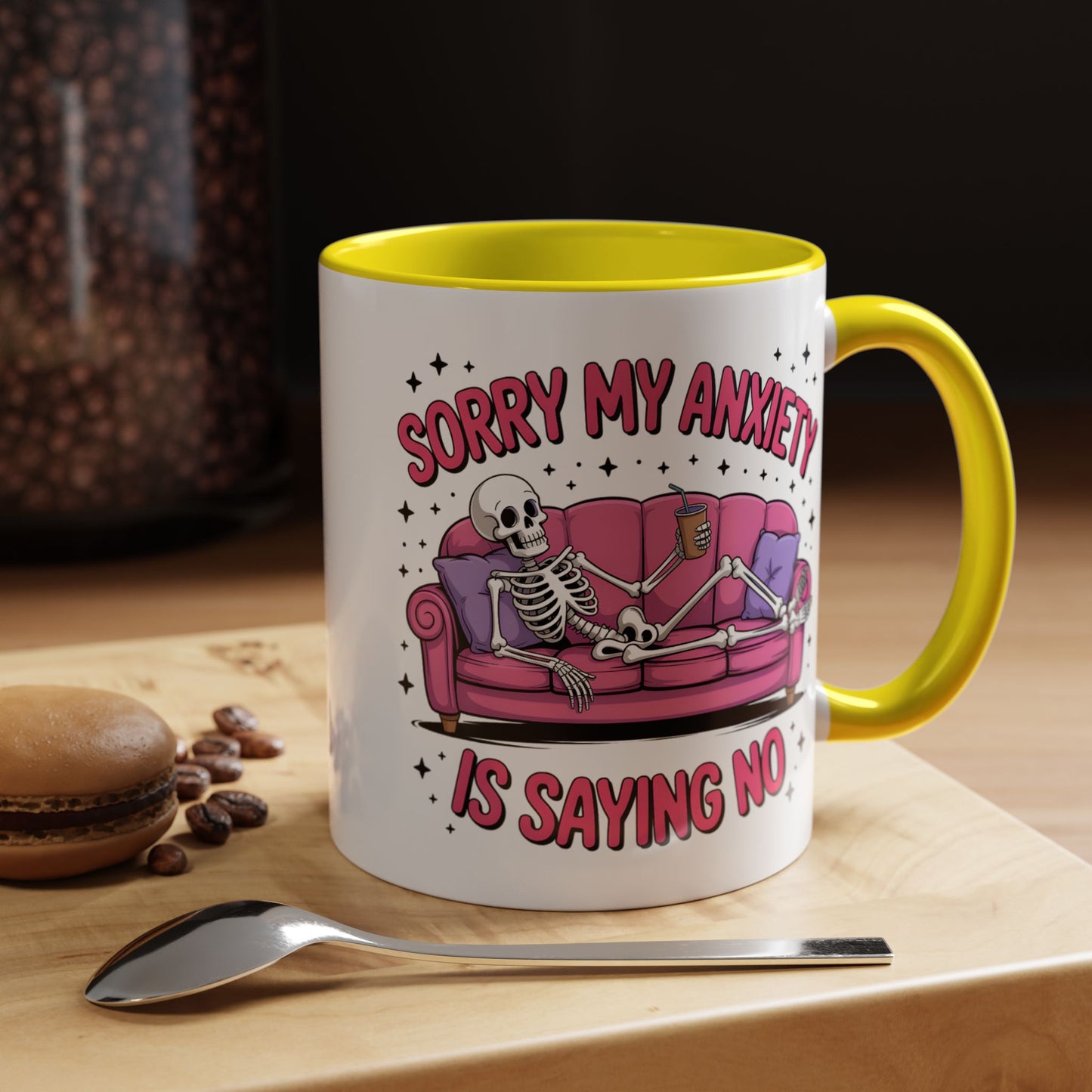 Humor Mug - Sorry My Anxiety