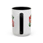Christmas Mug - Green & Red Text Santa Presents