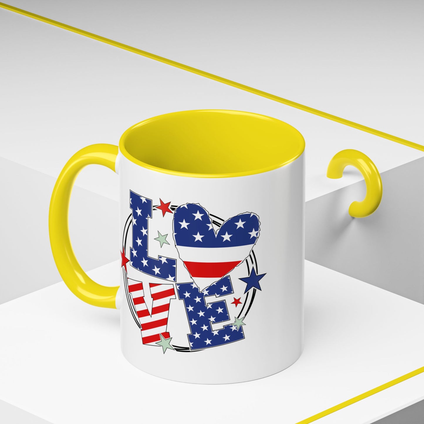 4th of July Mug - Love 4th of July