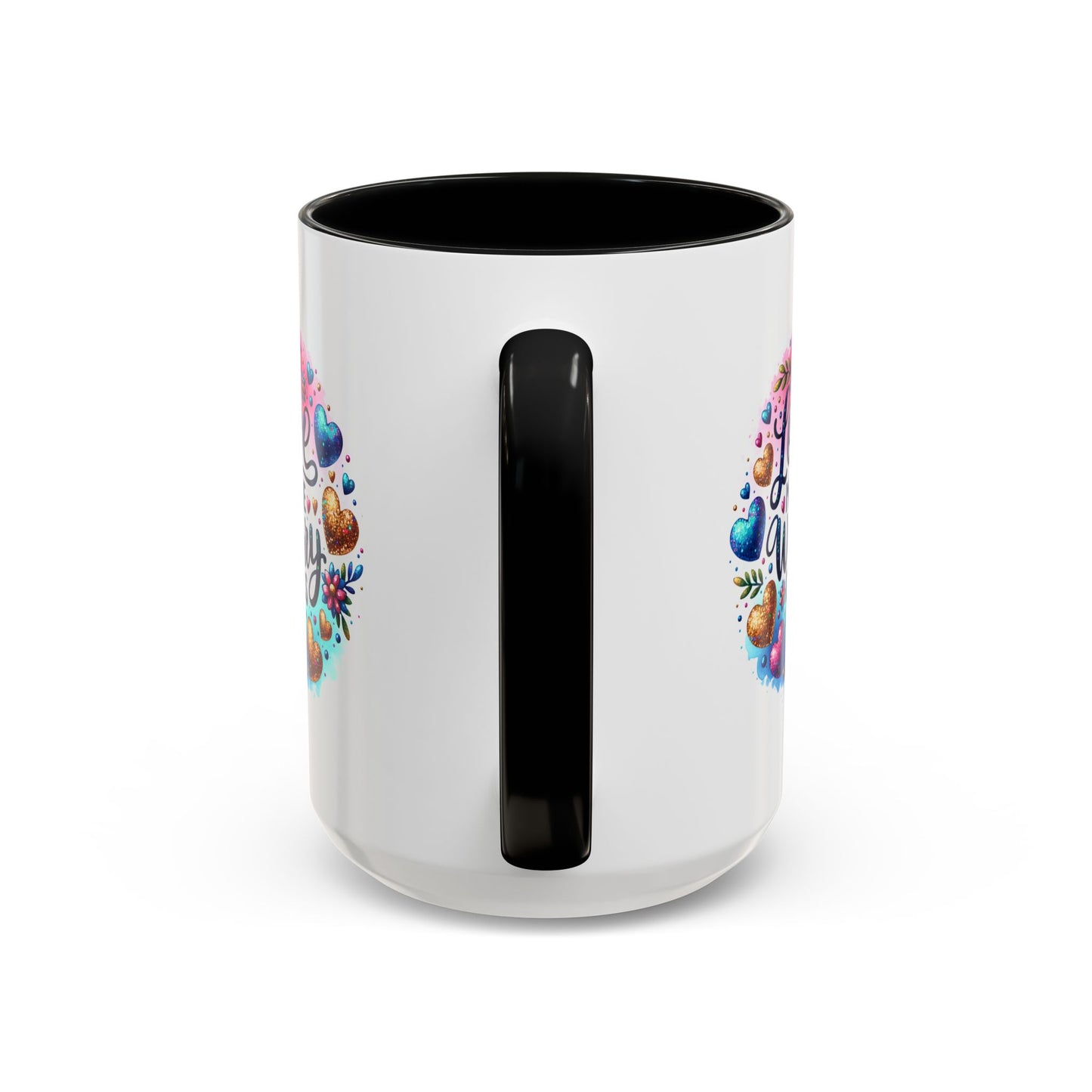 Wellness Mug - Love More Worry Less Circle