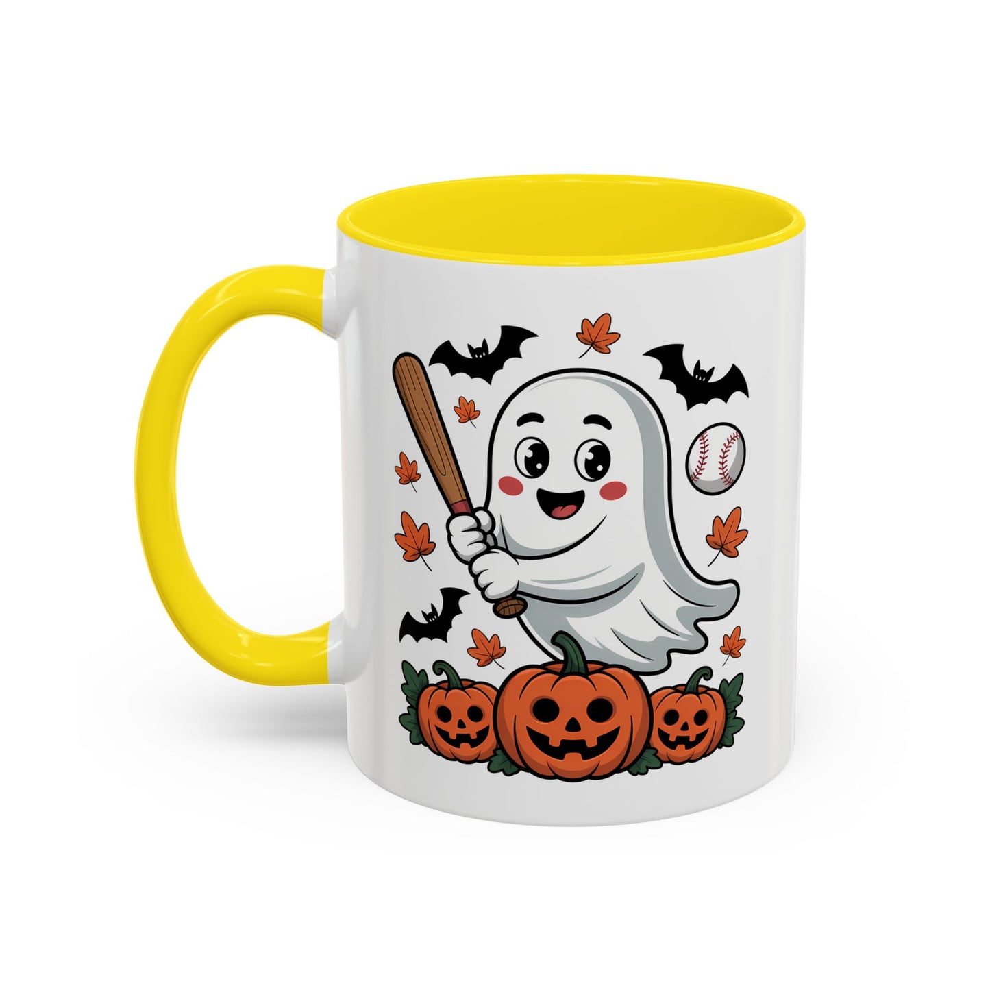 Halloween Mug - Ghost With Baseball Bat