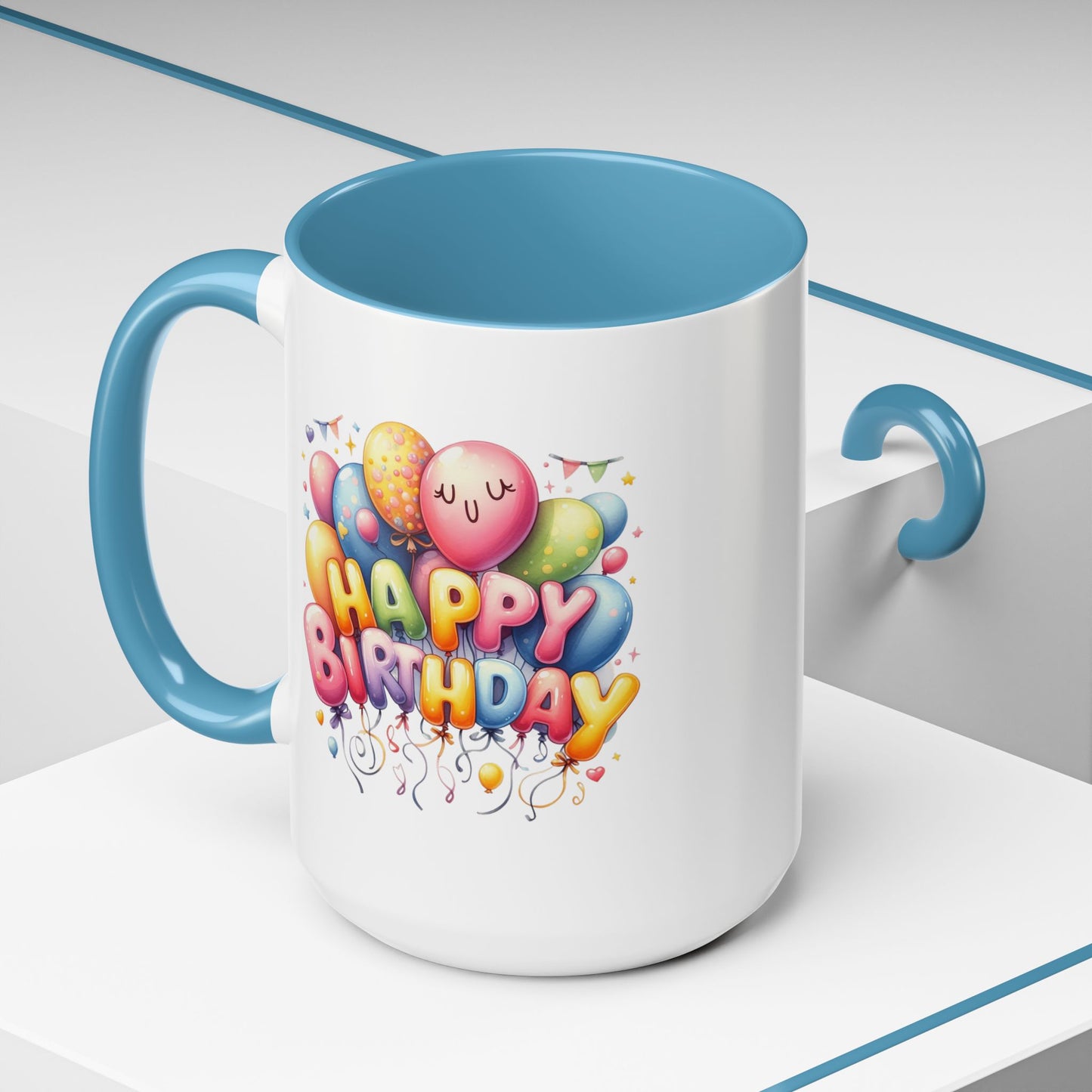 Birthday Mug - Happy Birthday Cute Balloon